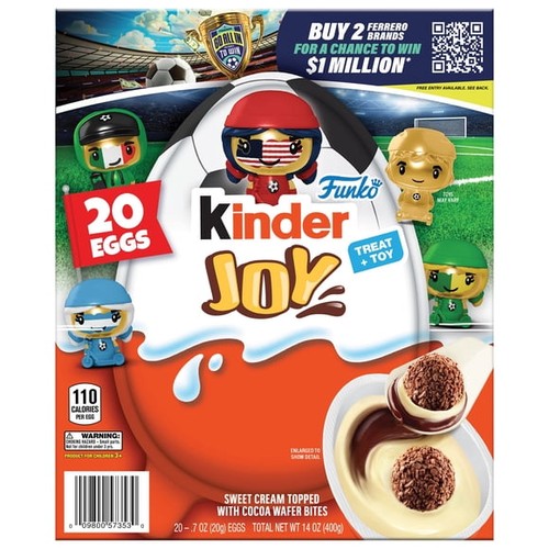 Kinder joy funko pop soccer - joy,