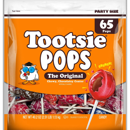 Tootsie pops assorted peanut - tootsie,