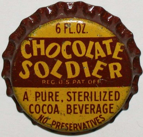 Vintage soda pop bottle - , cap