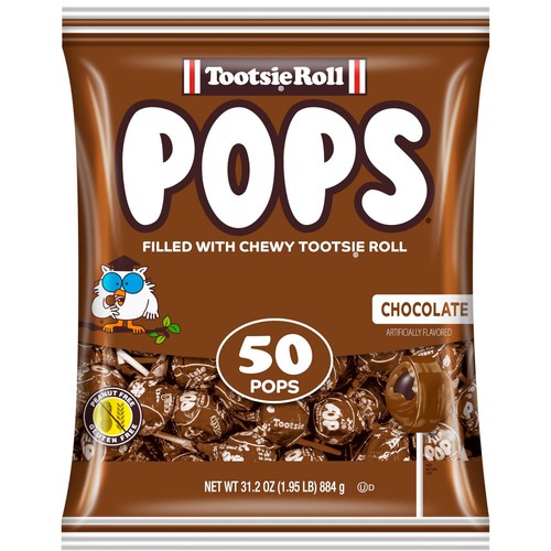 Tootsie pops chocolate - tootsie,