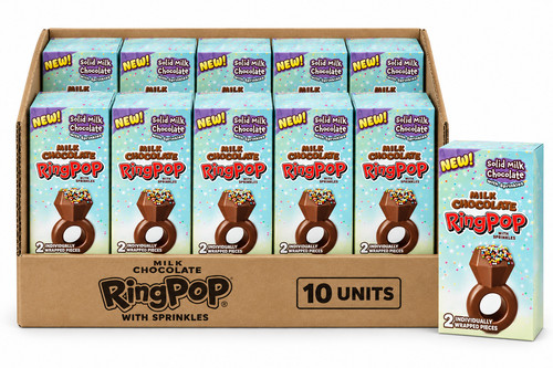 Milk chocolate ring pop - chocolate,