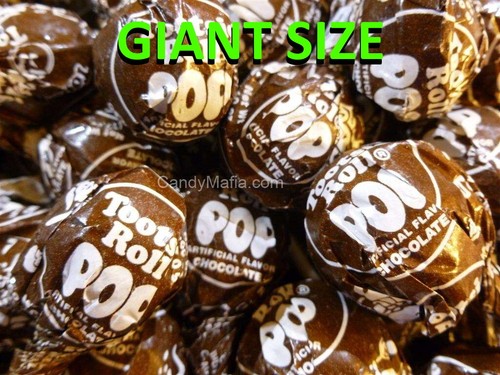 Giant tootsie pops chocolate - tootsie,