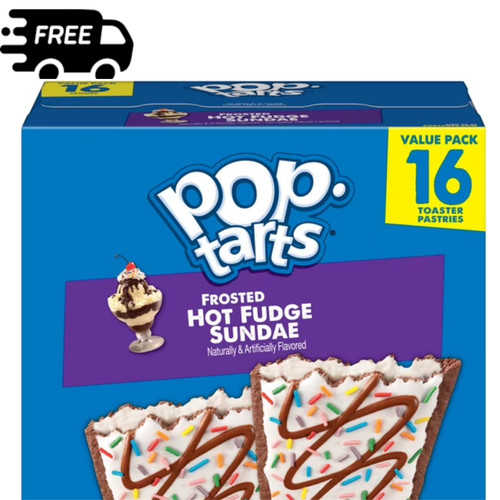 Pop tarts frosted hot fudge - pop-tarts,