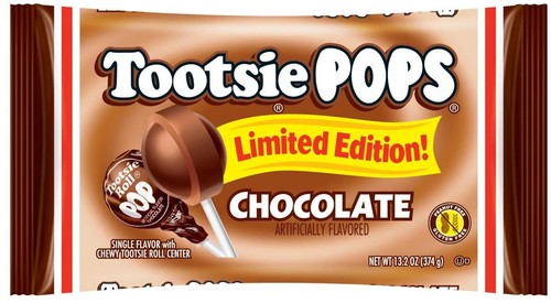 Tootsie roll pops chocolate - roll,
