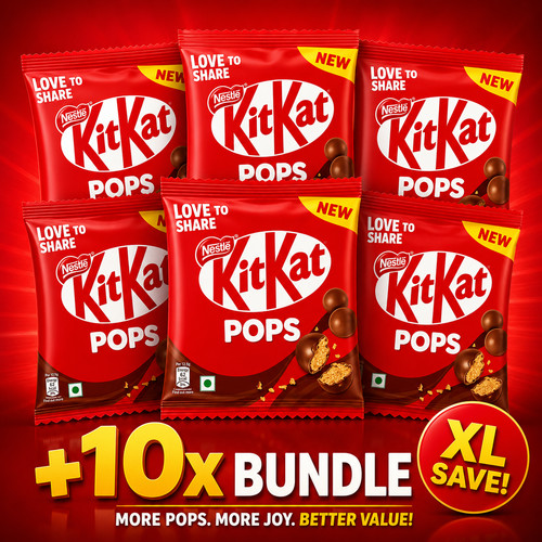 10x kitkat pops chocolate ball - kitkat,