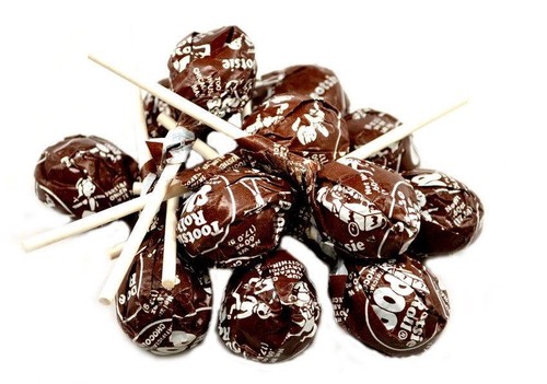Chocolate tootsie pops - tootsie,