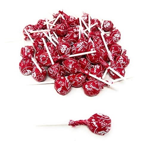 Cherry tootsie pops - cherry, (red)