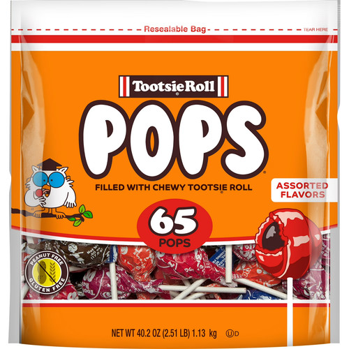 Tootsie pops assorted peanut - tootsie,